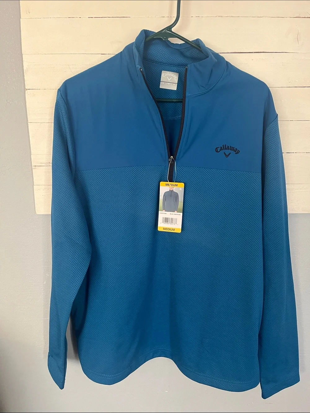 Callaway Blue Half-Zip Golf Pullover